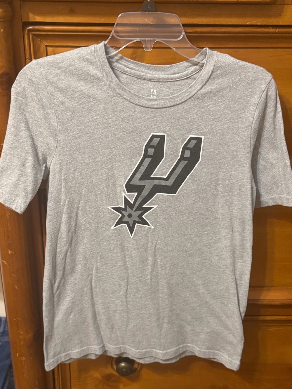 Gray Boys San Antonio Spurs Graphic Team Tee - Classic Logo